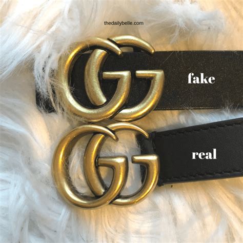 replica gucci belt vs real